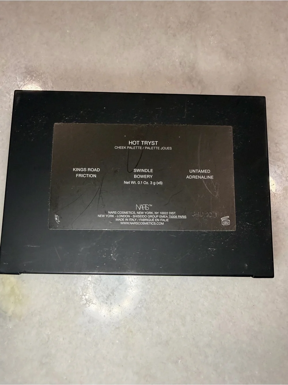 NARS Six-Shade Blush & Highlighter Palette — Pink, Peach, Rose